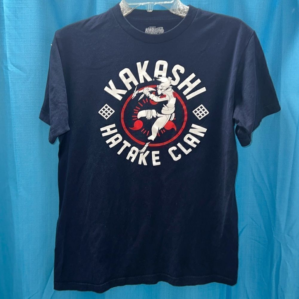 Naruto Anime fan shirt blue red white